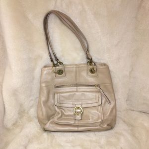 Coach Platinum Gold Purse